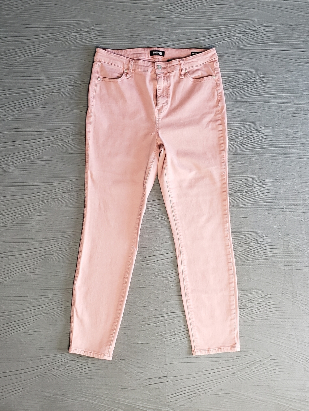 BUFFALO Womens Havana Hi-Rise Soft Stretch Ankle Skinny Chino Pants (10/30) Pink